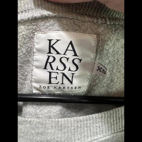 Zoe Karssen You Me Oui! Gray Sweatshirt‎ XS - Picture 3 of 3
